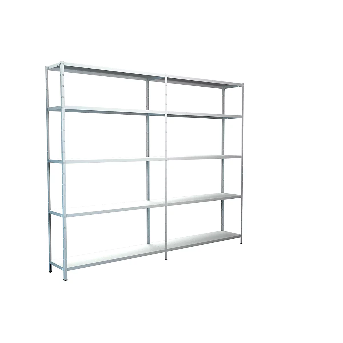 Legborden zonder grendels, H 2000 x B 2400 x D 350 mm, wit