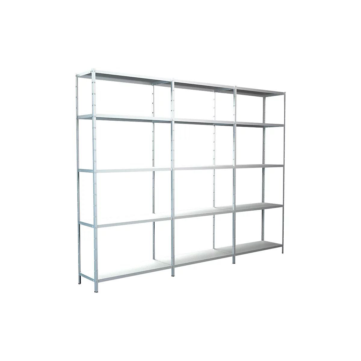 Legborden zonder grendels, H 2000 x B 2600 x D 350 mm, wit