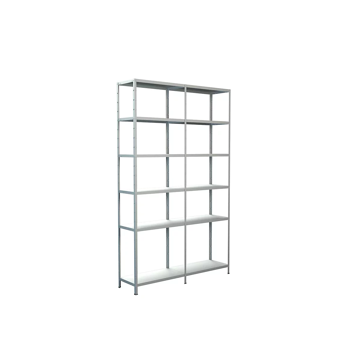 Legborden zonder grendels, H 2300 x B 1400 x D 350 mm, wit