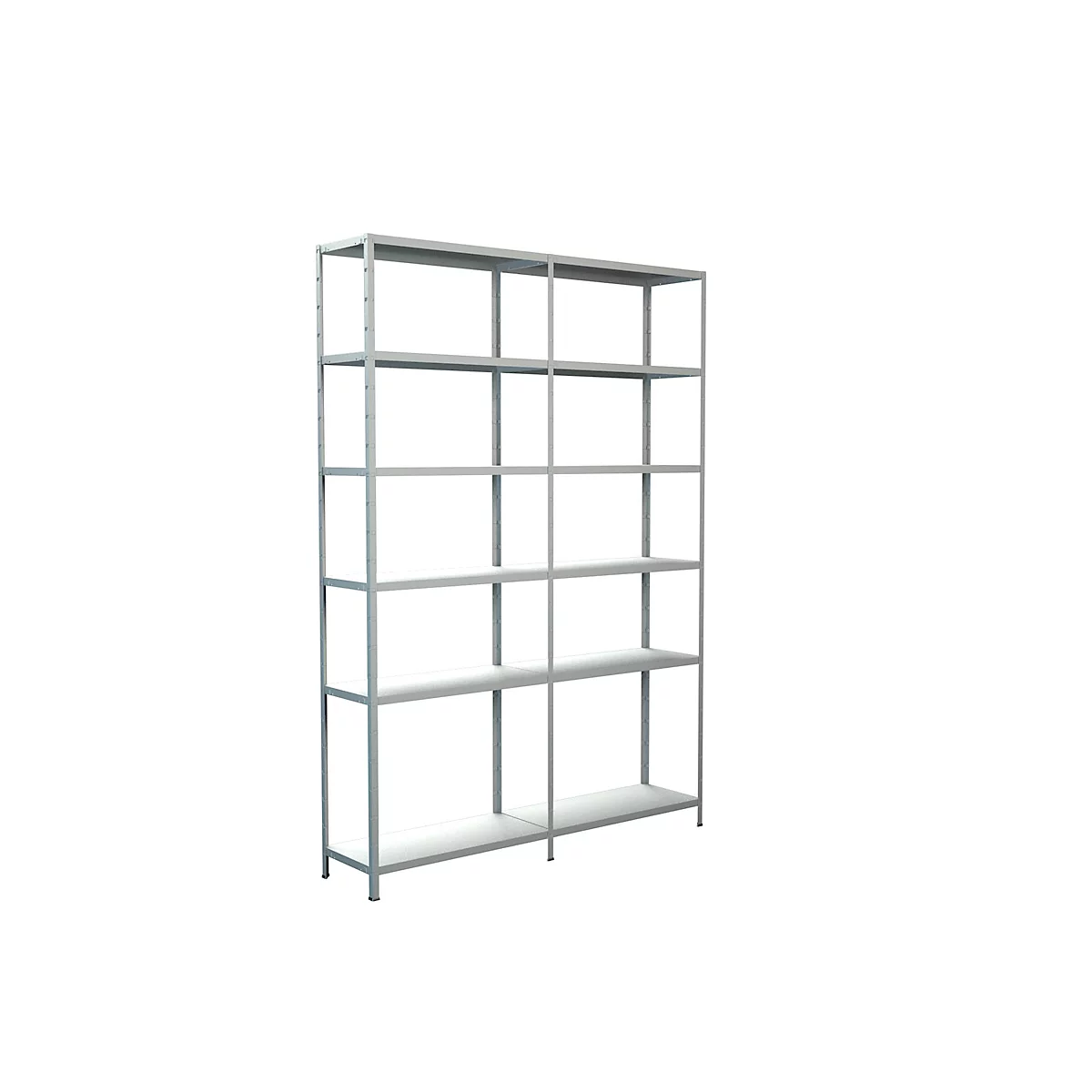 Legborden zonder grendels, H 2300 x B 1600 x D 350 mm, wit