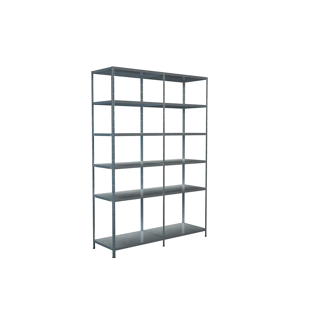 Legborden zonder grendels, H 2300 x B 1600 x D 500, gegalvaniseerd