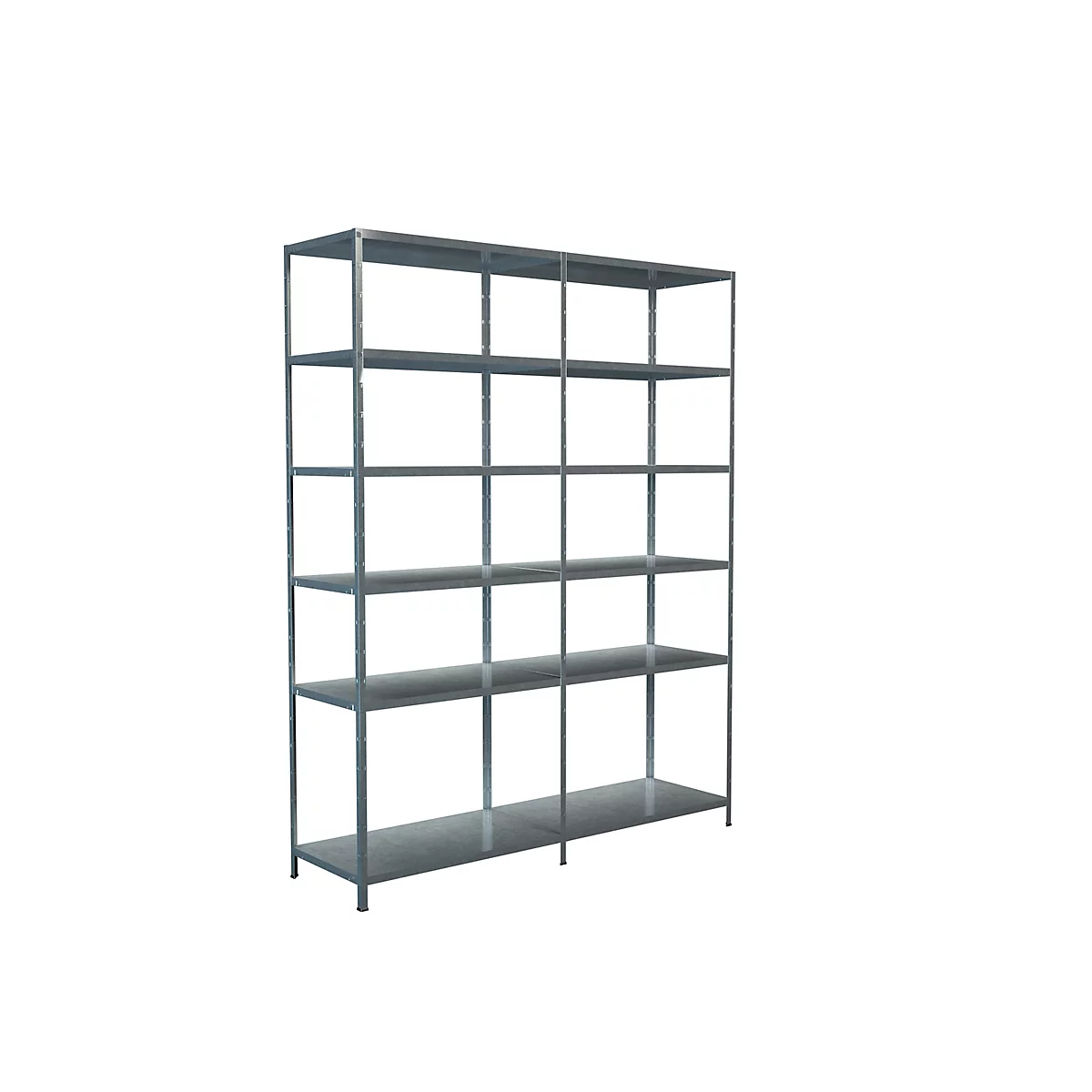 Legborden zonder grendels, H 2300 x B 1800 x D 500, gegalvaniseerd