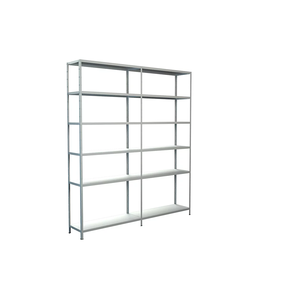 Legborden zonder grendels, H 2300 x B 2000 x D 350 mm, wit