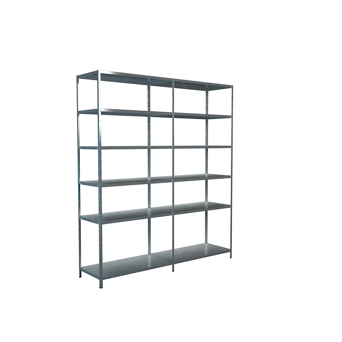 Legborden zonder grendels, H 2300 x B 2000 x D 500, gegalvaniseerd