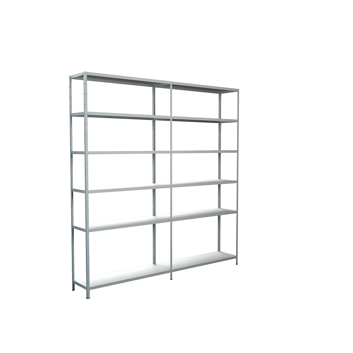 Legborden zonder grendels, H 2300 x B 2200 x D 350 mm, wit