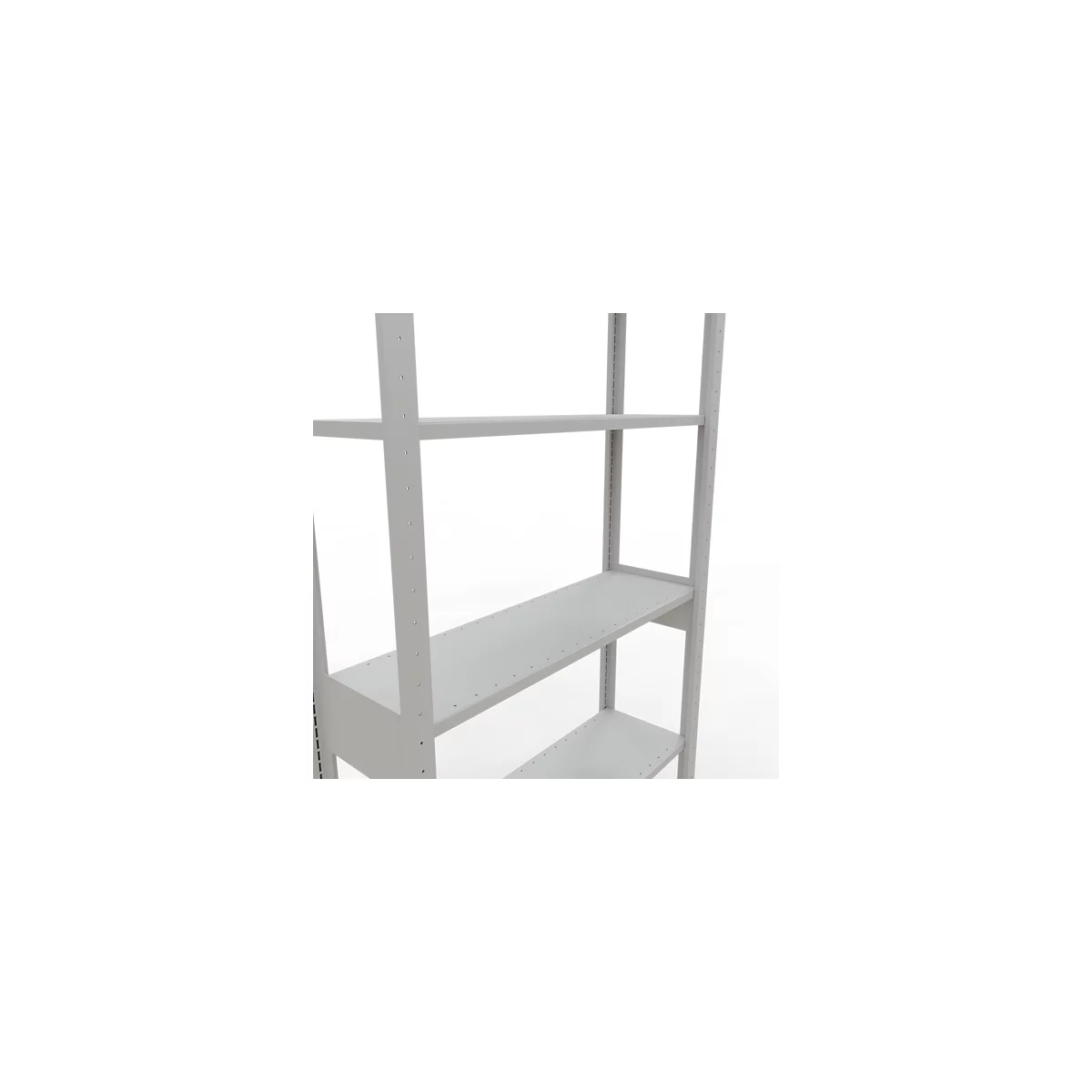 Legbordstelling MULTIplus150 - 6 legborden - L 1000 x B 300 x H 2500 mm - draagvermogen 150 kg - grijs