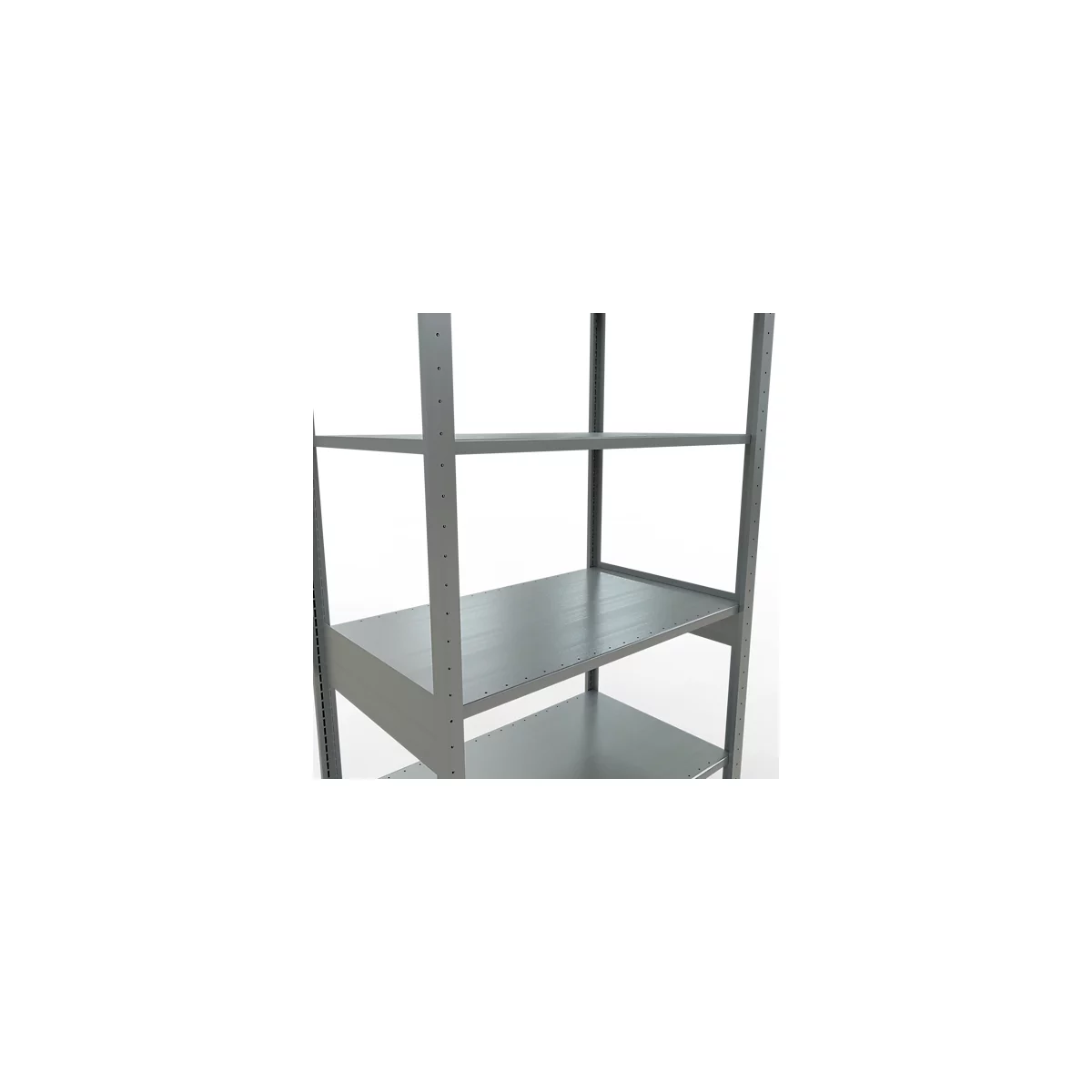 Legbordstelling MULTIplus150 - 6 legborden - L 1000 x B 600 x H 2500 mm - draagvermogen 150 kg - grijs