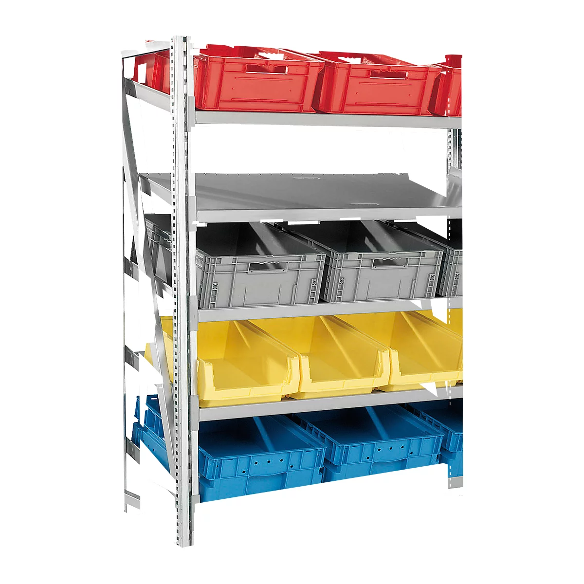 Legniveau, schuin, voor archiefrek R 7000, D 800 x B 1283 mm