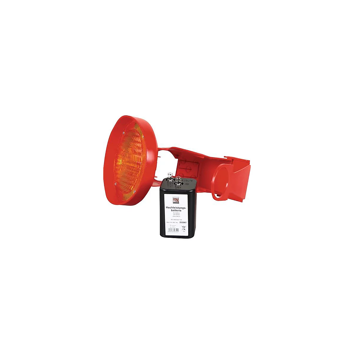 Leitkegel-LED-Leuchte ConeFix gelb eins.gelb HORIZONT