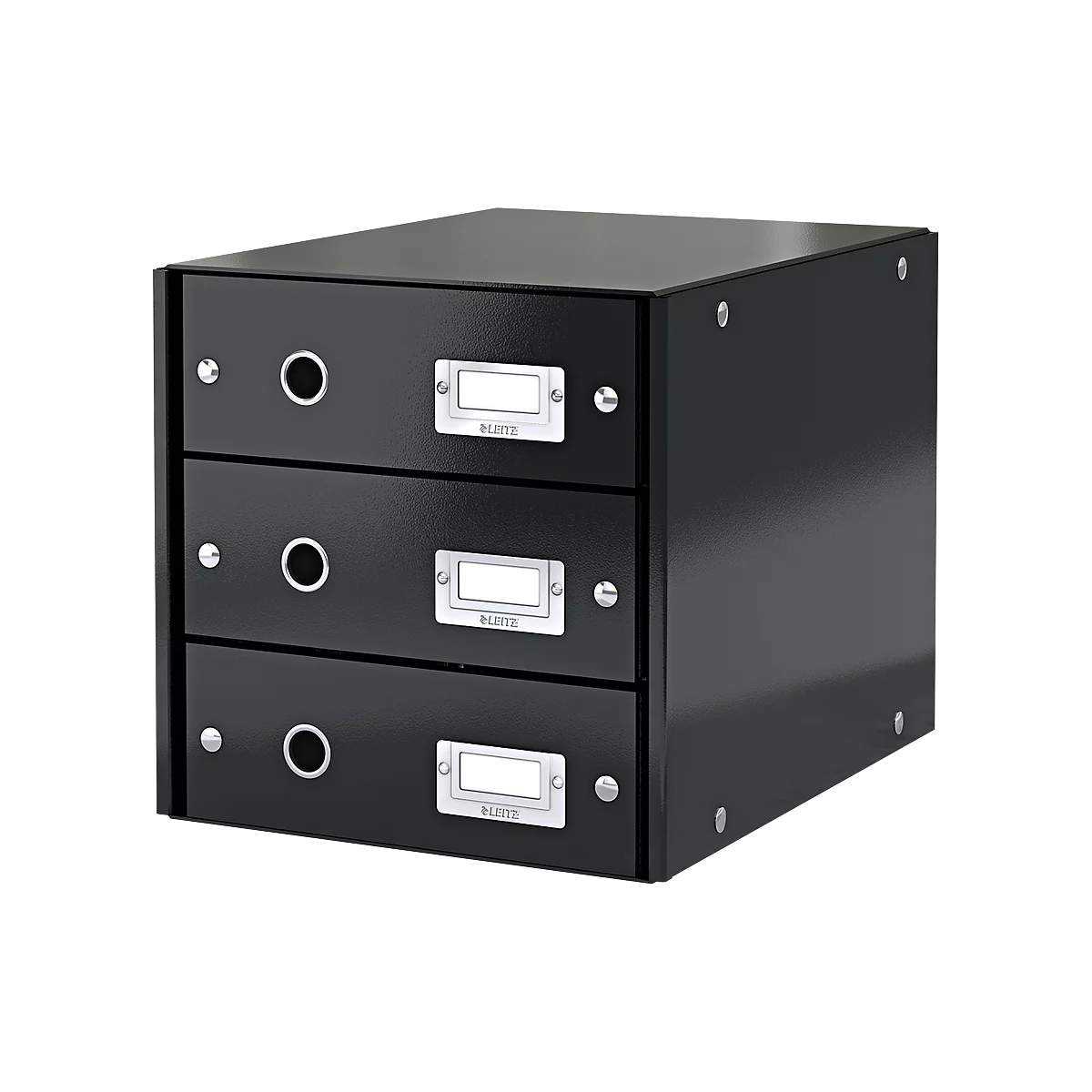LEITZ® 3 schuifladen Click + Store, hoog, zwart