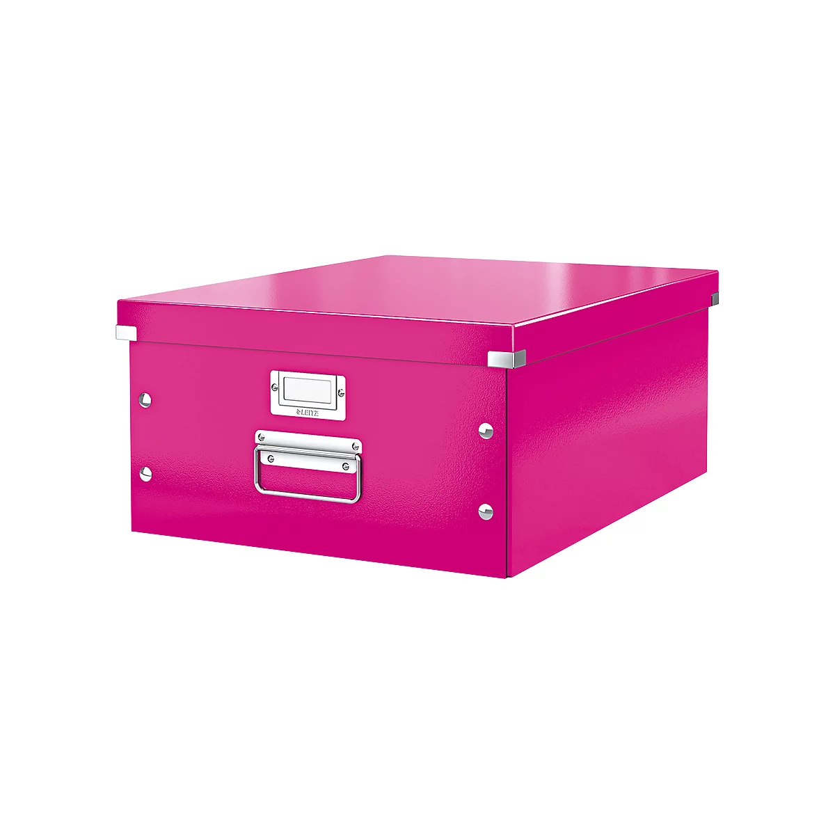 LEITZ® Ablage- und Transportbox Serie Click + Store, groß, für DIN A3, pink