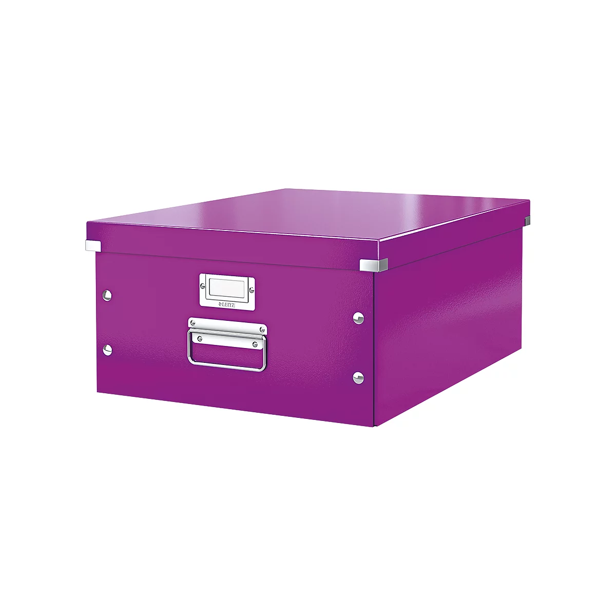 LEITZ® Ablage- und Transportbox Serie Click + Store, groß, für DIN A3, violett