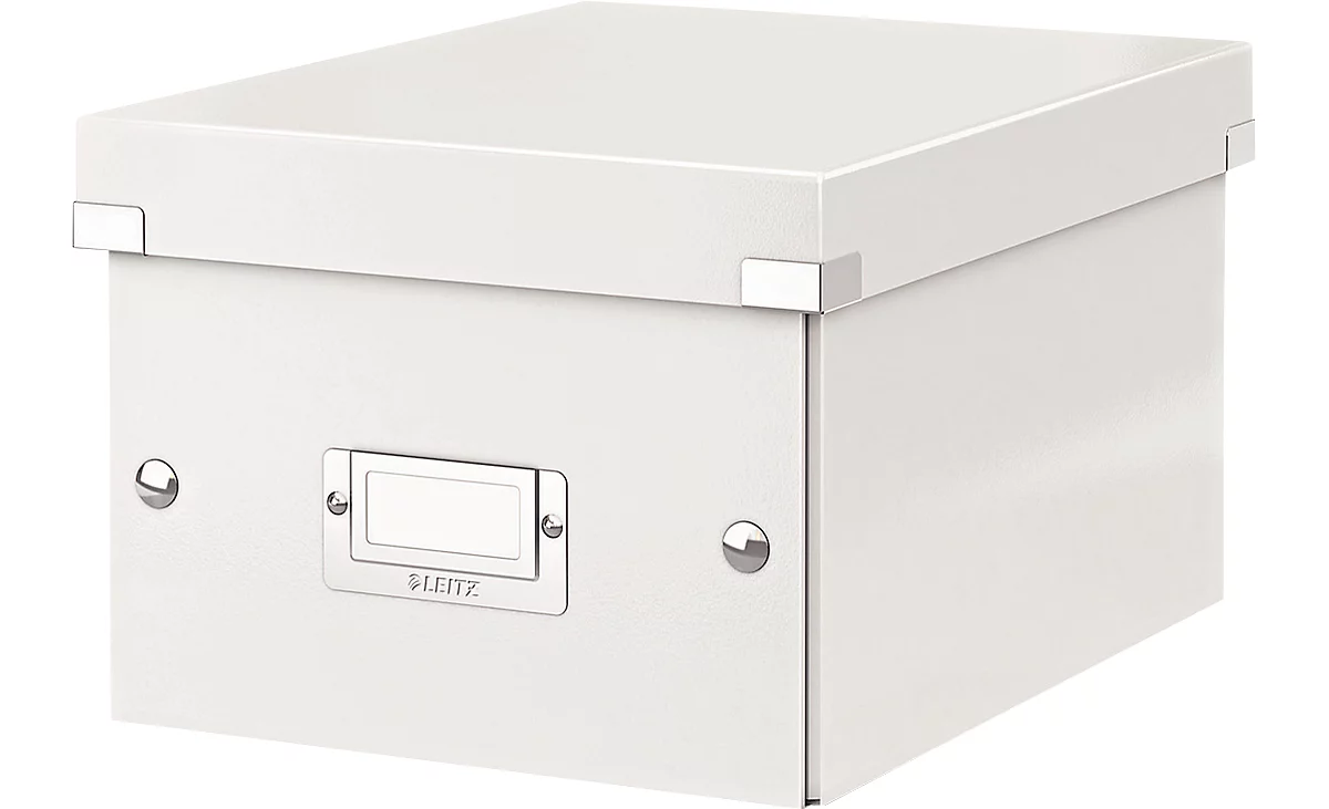 LEITZ® Ablage- und Transportbox Serie Click + Store, klein, für DIN A5, weiß
