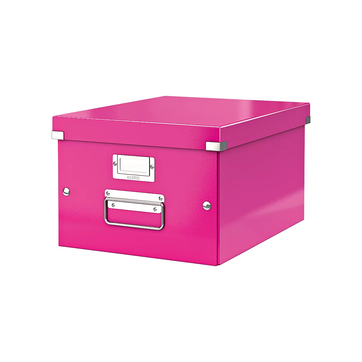 LEITZ® Ablage- und Transportbox Serie Click + Store, mittel, für DIN A4, pink