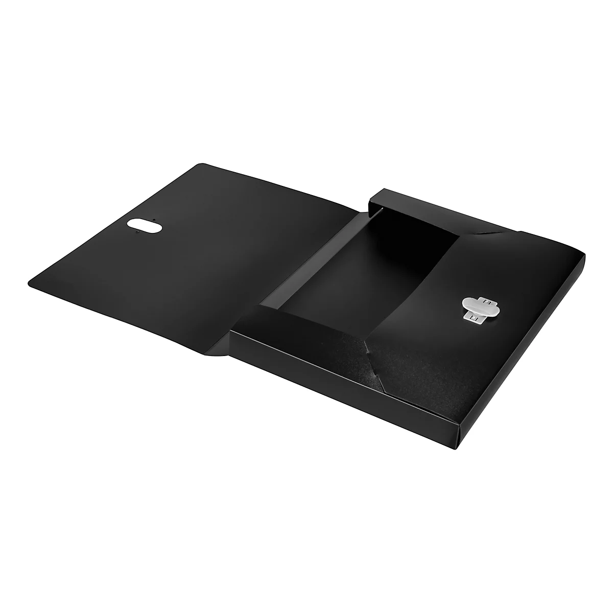 LEITZ® Ablagebox Recycle, A4, für bis zu 300 Blatt, bis zu 100% recycelbar, L 330 x B 254 mm, PP, schwarz