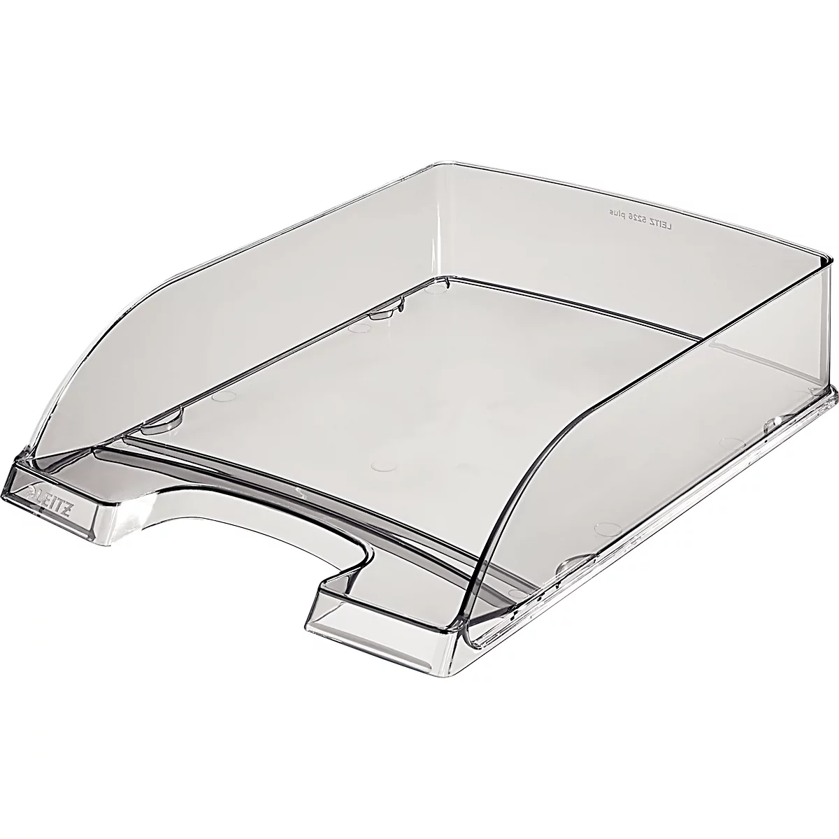 LEITZ® Ablagekorb Standard 5226, Kunststoff, 5 Stück, transparent grau