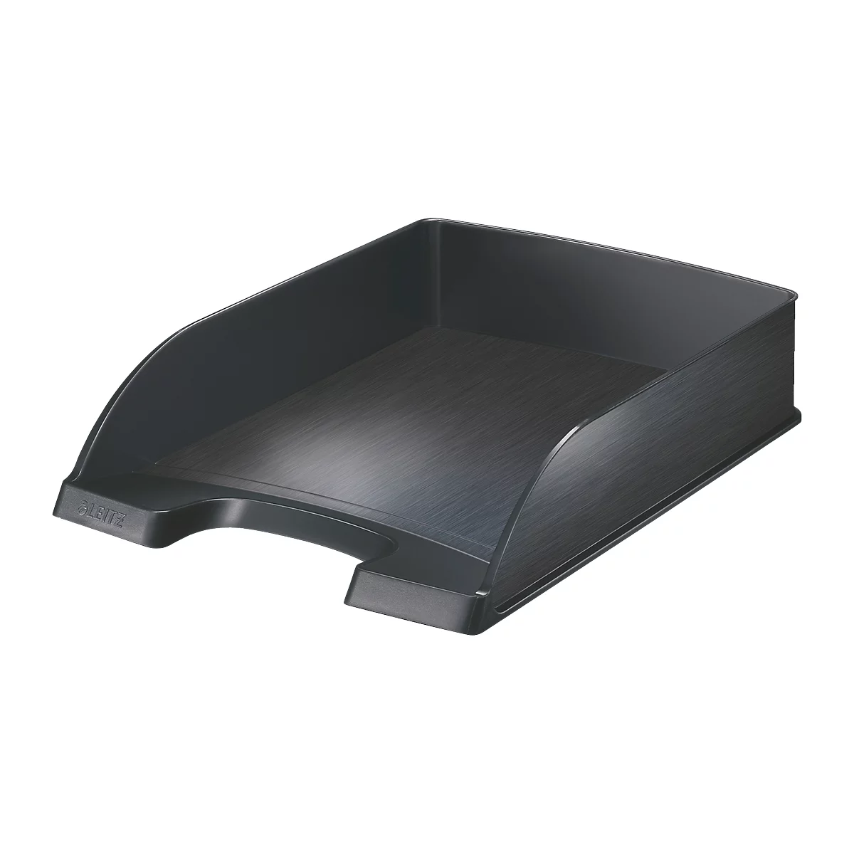 LEITZ® Ablagekorb Style, DIN A4, Kunststoff, satin schwarz, 5 stück