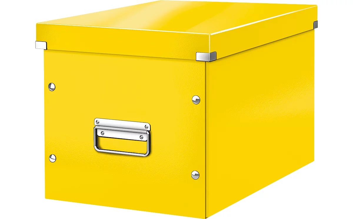 LEITZ® Aufbewahrungsbox Click + Store, für ovale/höhere Gegenstände 320 x 310 x 360 mm, gelb