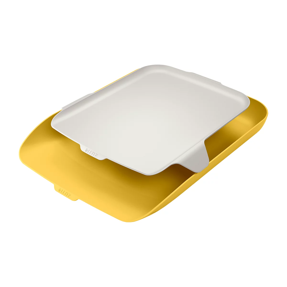 Leitz® Bac à courrier avec organiseur Cosy, pour documents A4, empilable, jaune