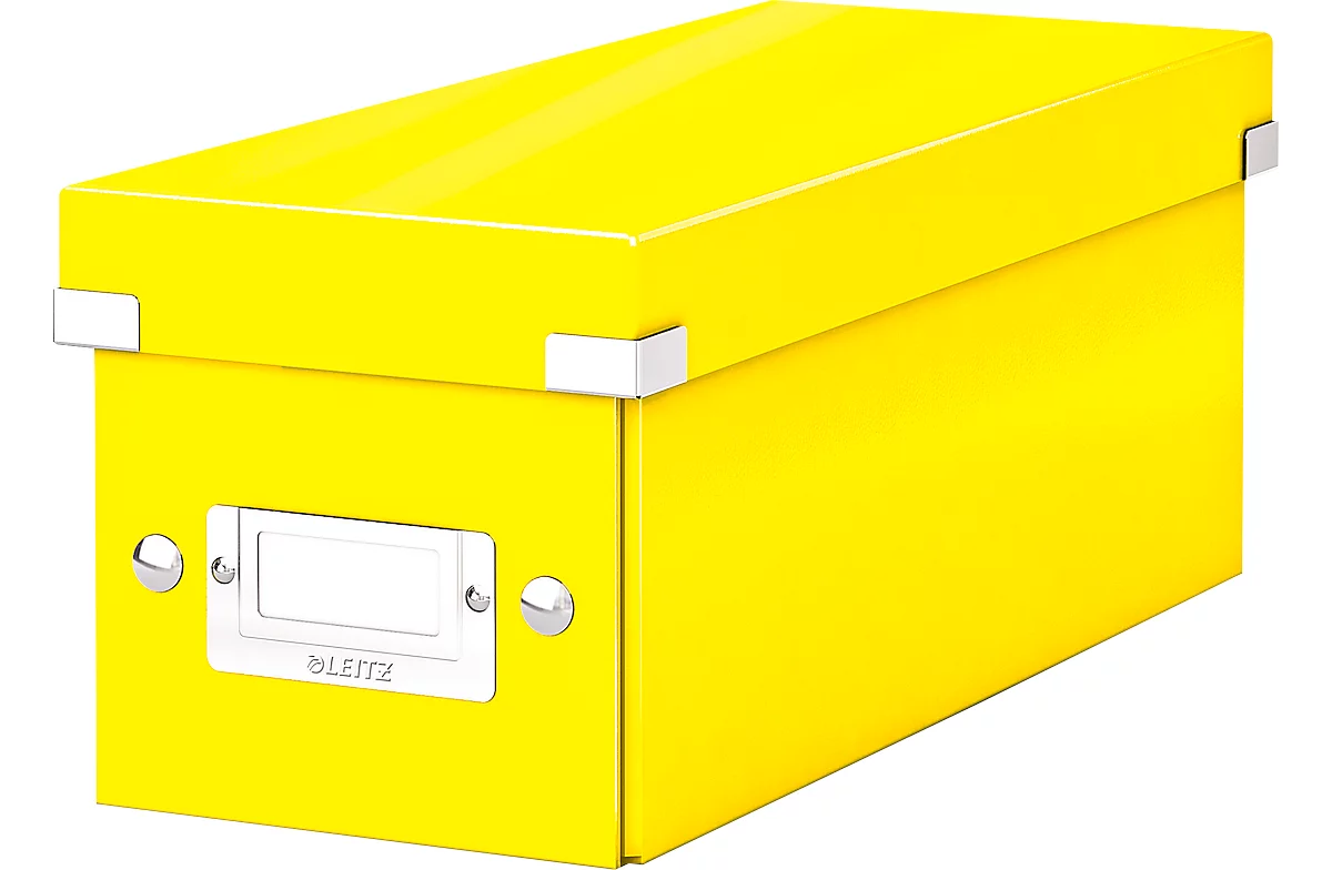 LEITZ® CD Ablagebox Serie Click + Store, gelb