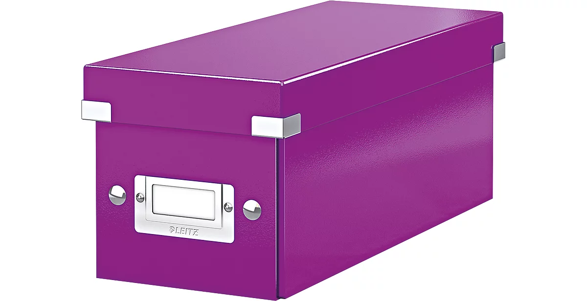LEITZ® CD Ablagebox Serie Click + Store, violett
