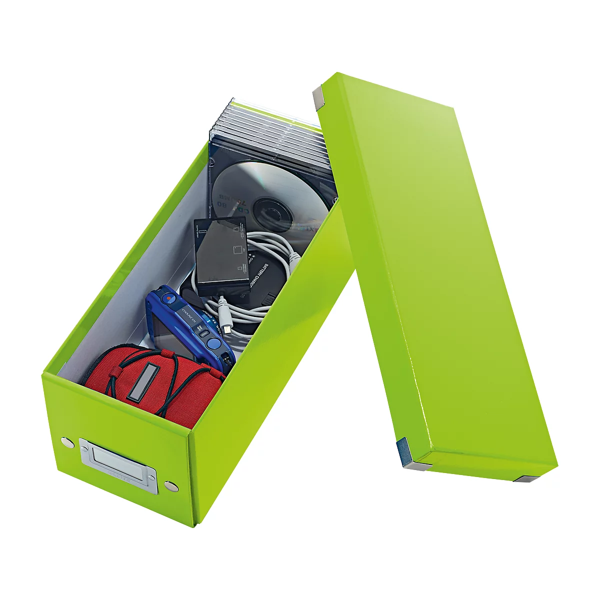 LEITZ® cd-archiefbox serie Click + Store, groen