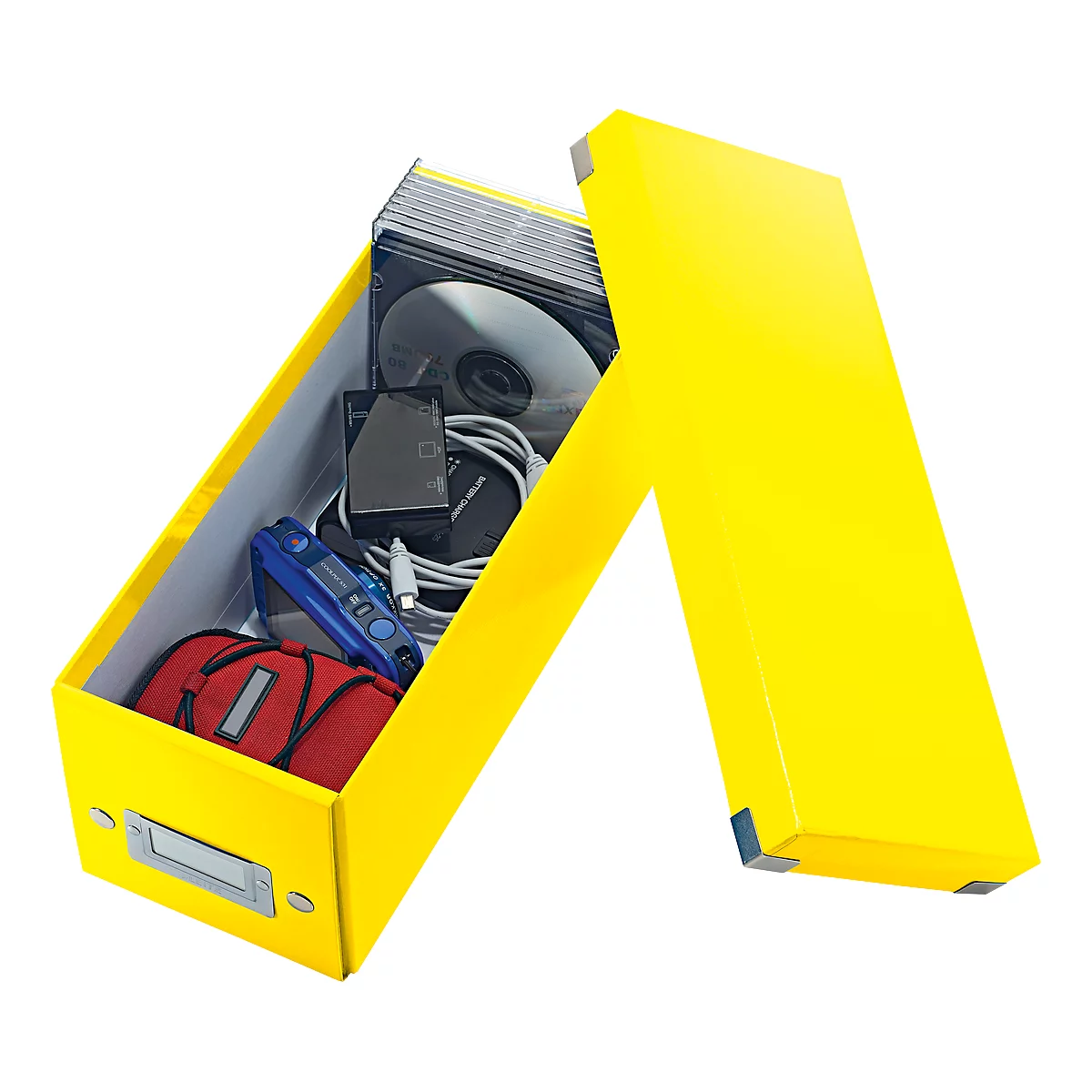 LEITZ ® CD opbergdoos serie Klik + Store, geel