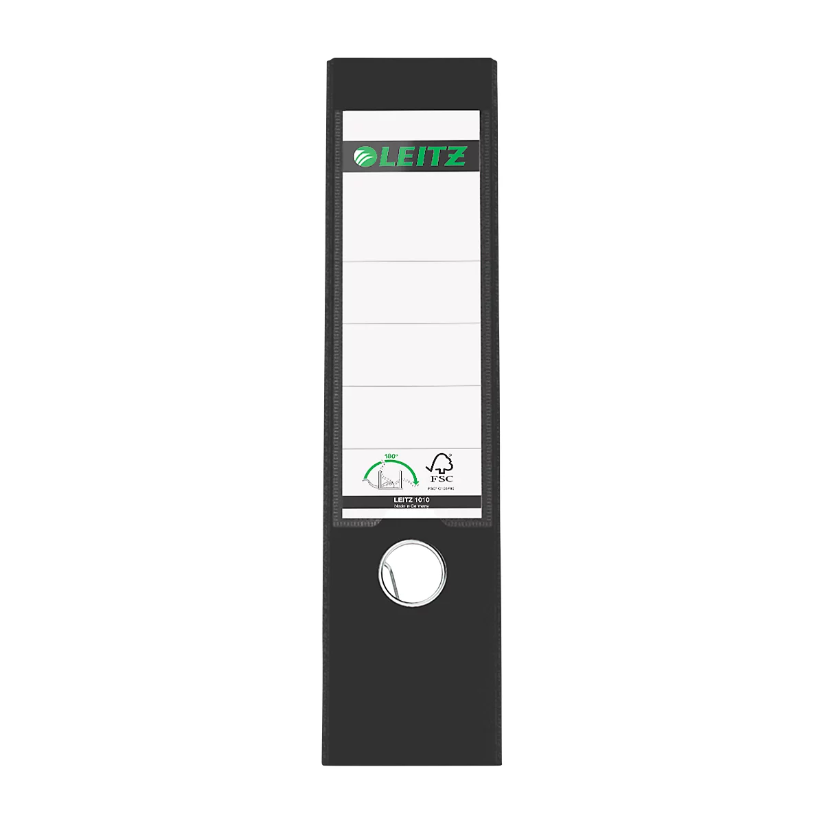 LEITZ® Classeur 1010, DIN A4, largeur dos 80 mm, 20 pièces, noir