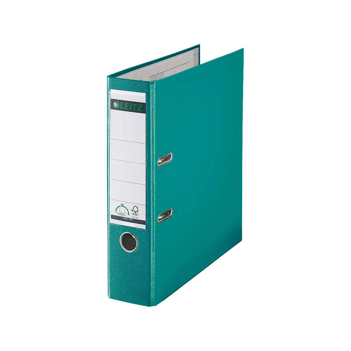 LEITZ® Classeur 1010, DIN A4, largeur dos 80 mm, turquoise