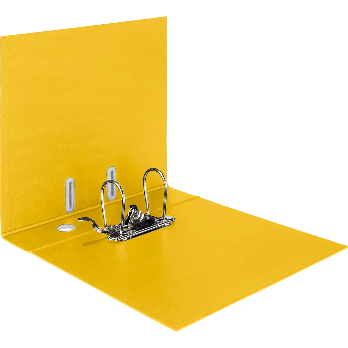 LEITZ® Classeur Recycle, A4, largeur dos 50 mm, mécanisme à levier 180°, étiquette dos &amp; trou de préhension, 100 % recyclable, jaune