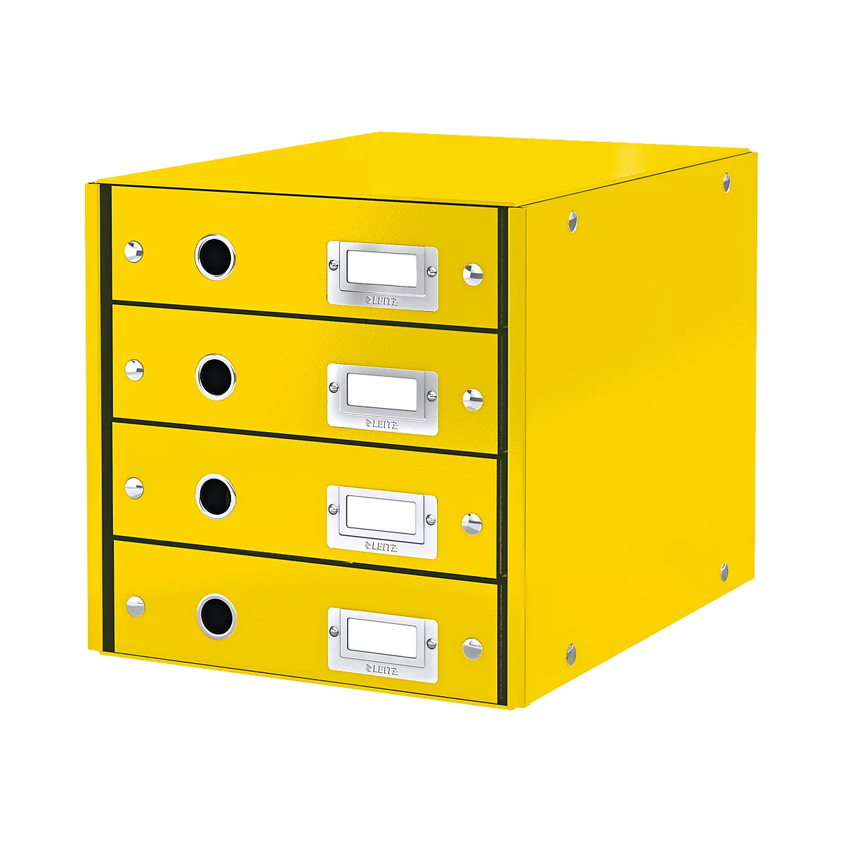 LEITZ® Click + Store, 4 tiroirs, plat, jaune