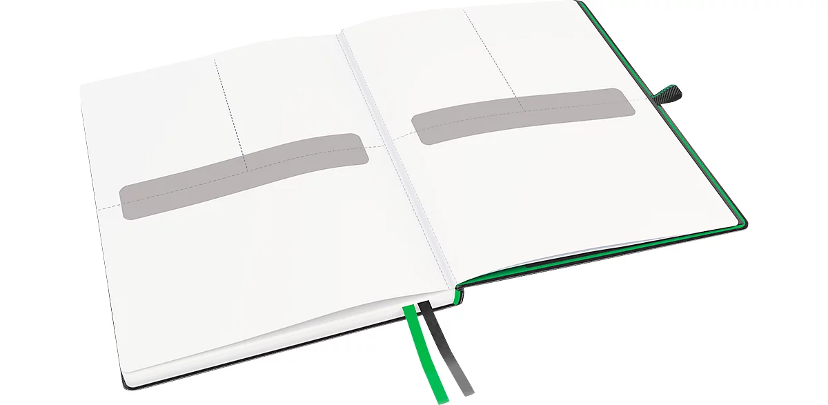 LEITZ® Complete Notizbuch 447300 iPad kariert, schwarz