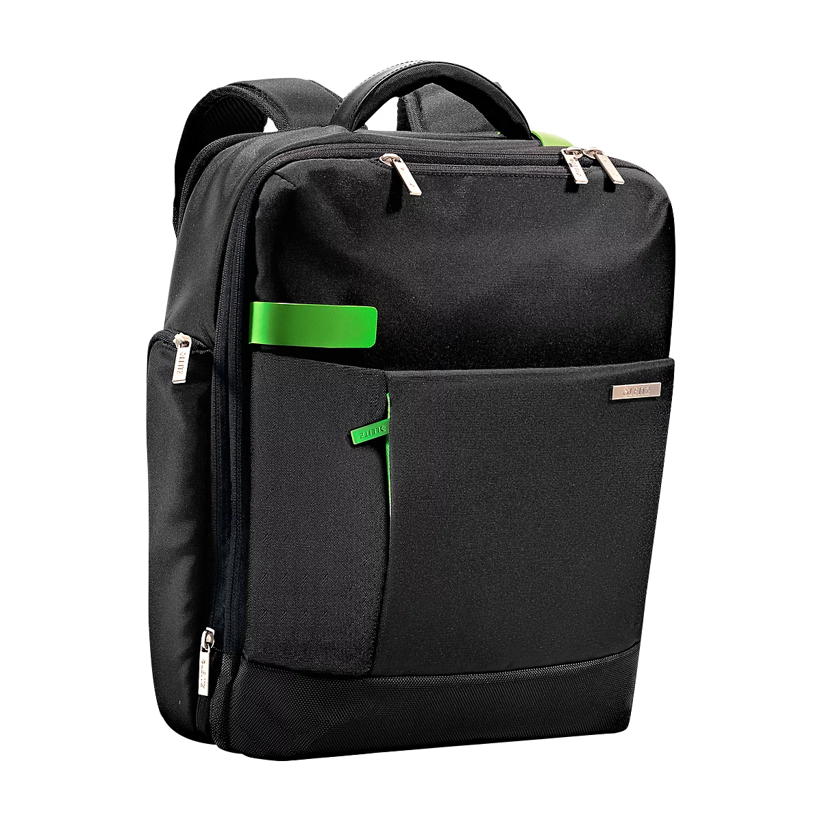 LEITZ Complete Sac à dos pour ordinateur portable Smart Traveller 6017, jusqu'à 15,6 pouces / 39,6 cm, noir