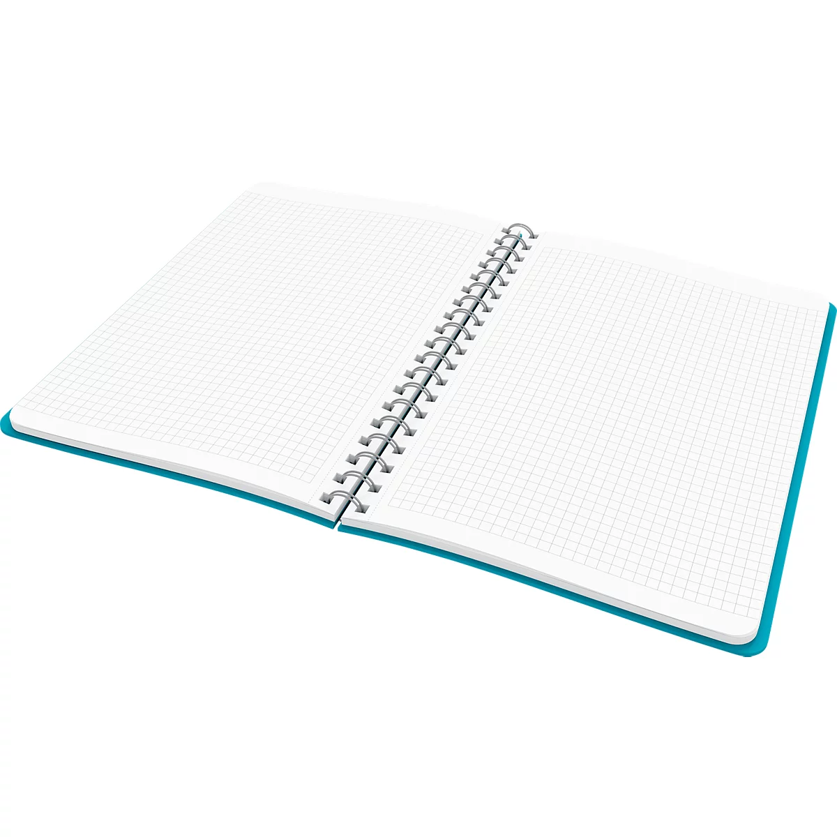 Leitz Cosy college notebook, DIN B5, vierkant, spiraalgebonden, 100 g/m² papier, 80 vel, blauw