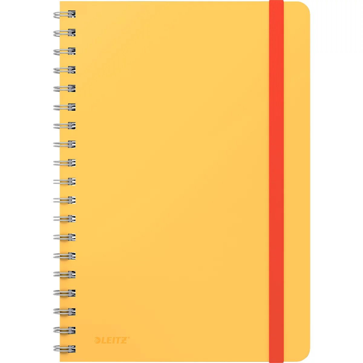 Leitz Cosy college notebook, DIN B5, vierkant, spiraalgebonden, 100 g/m² papier, 80 vel, geel