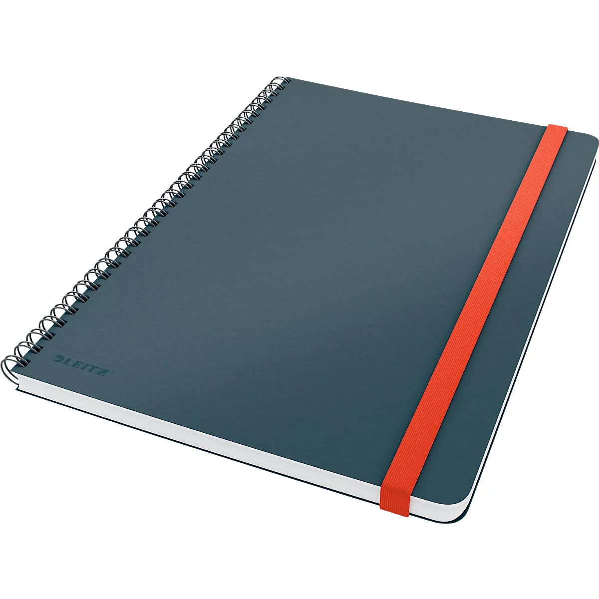 Leitz Cosy college notebook, DIN B5, vierkant, spiraalgebonden, 100 g/m² papier, 80 vel, grijs