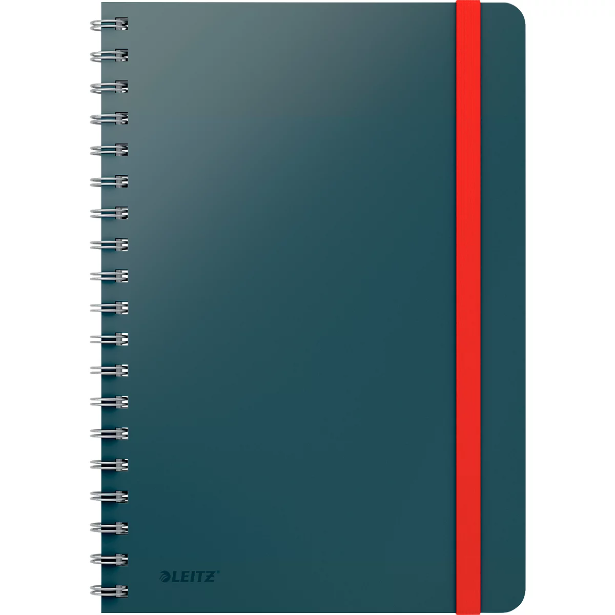 Leitz Cosy college notebook, DIN B5, vierkant, spiraalgebonden, 100 g/m² papier, 80 vel, grijs