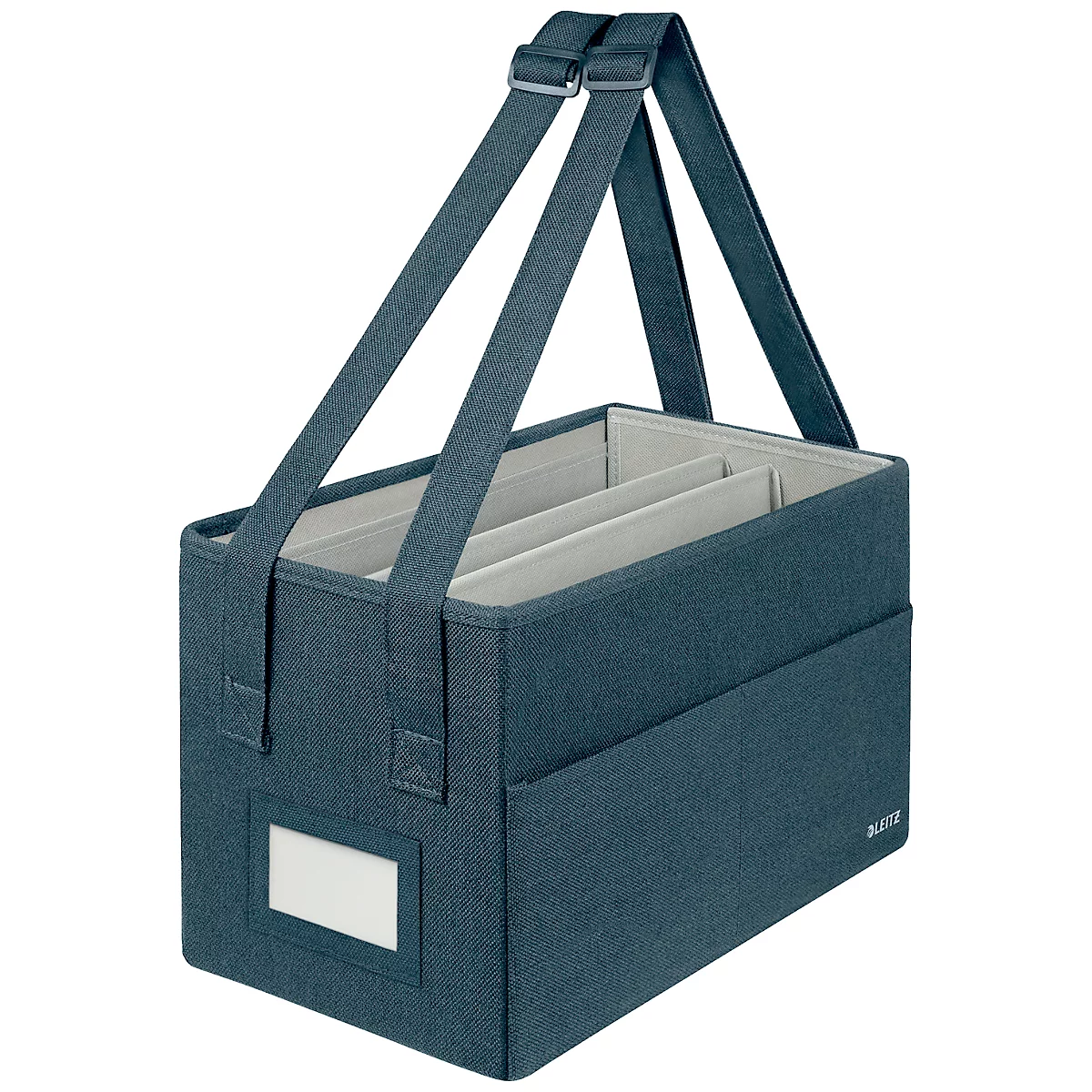 Leitz Desk Sharing Tasche kompakt, faltbar, 3 Fächer, für Laptops bis 14", samtgrau, 200 x 210 x 355 mm