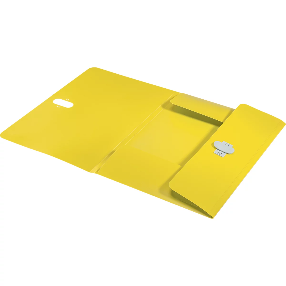 Leitz® documentenmap Recycle, A4, tot 150 vel, 3 kleppen, ondoorzichtig, 100% recyclebaar, Blauer Engel, kunststof, geel