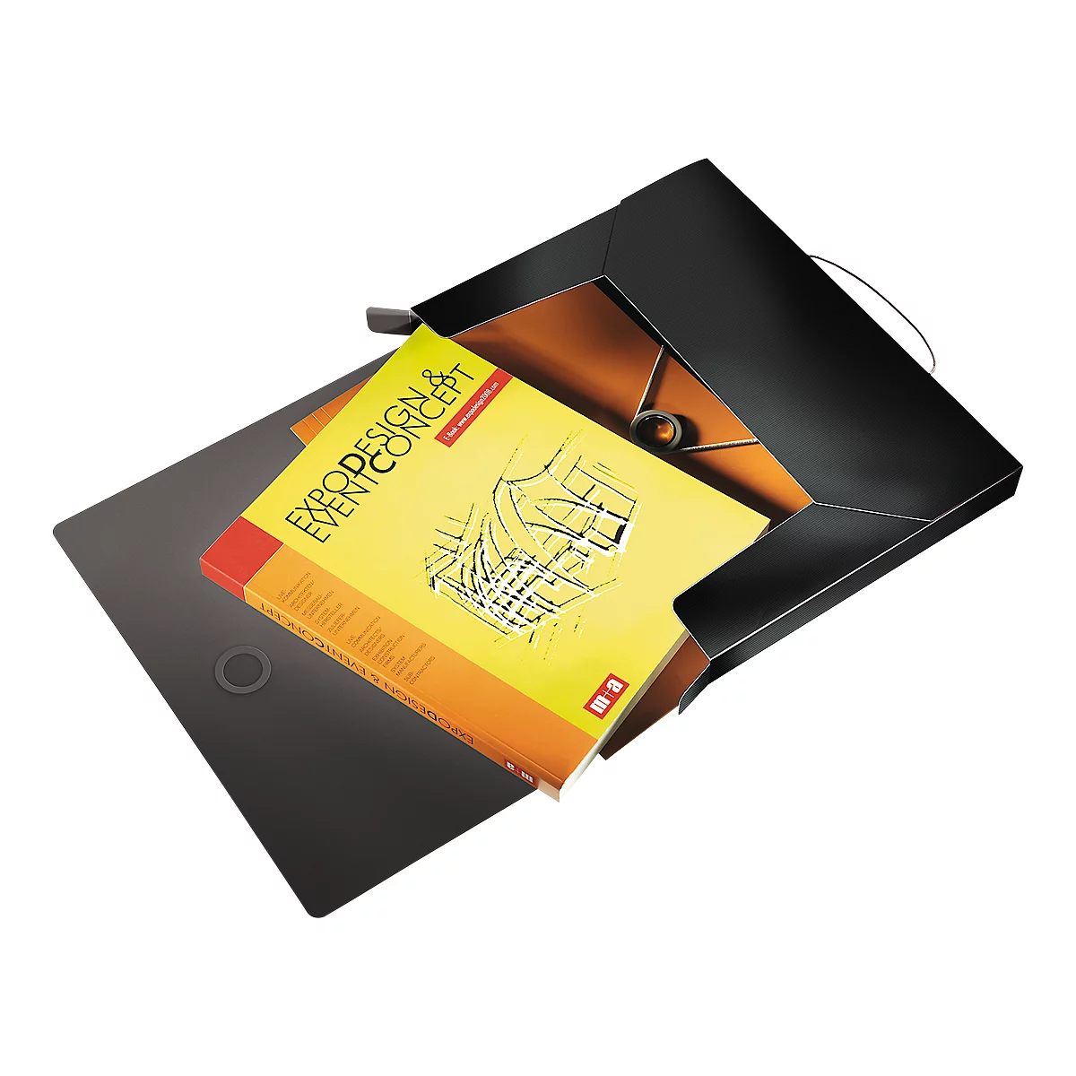 Leitz documentenmap Solid, A4, van PP, zwart