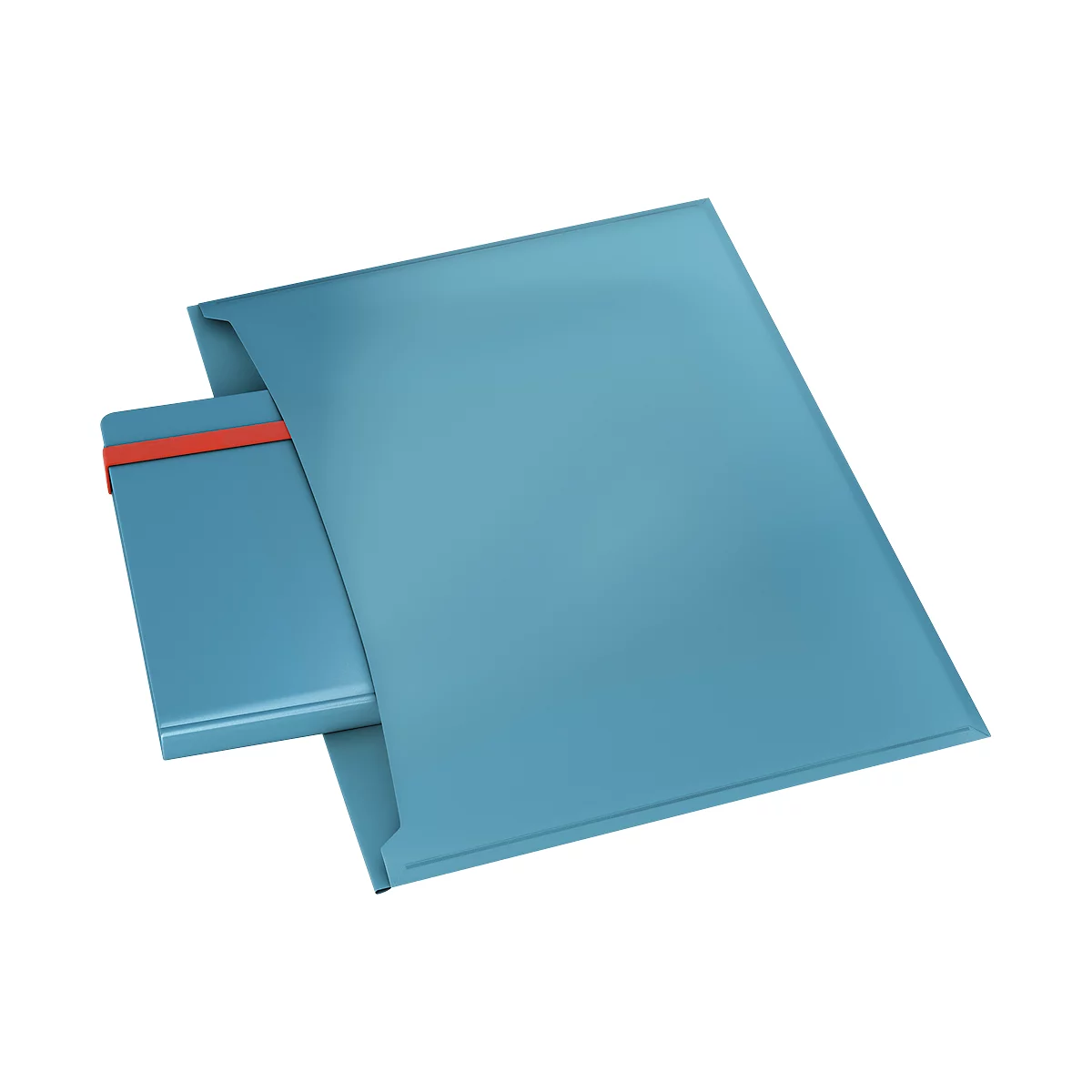 Leitz® Documenthoes Cosy Privacy, ondoorzichtig, A4-formaat, voor maximaal 50 vel, met 2 zakken, 3 stuks, blauw
