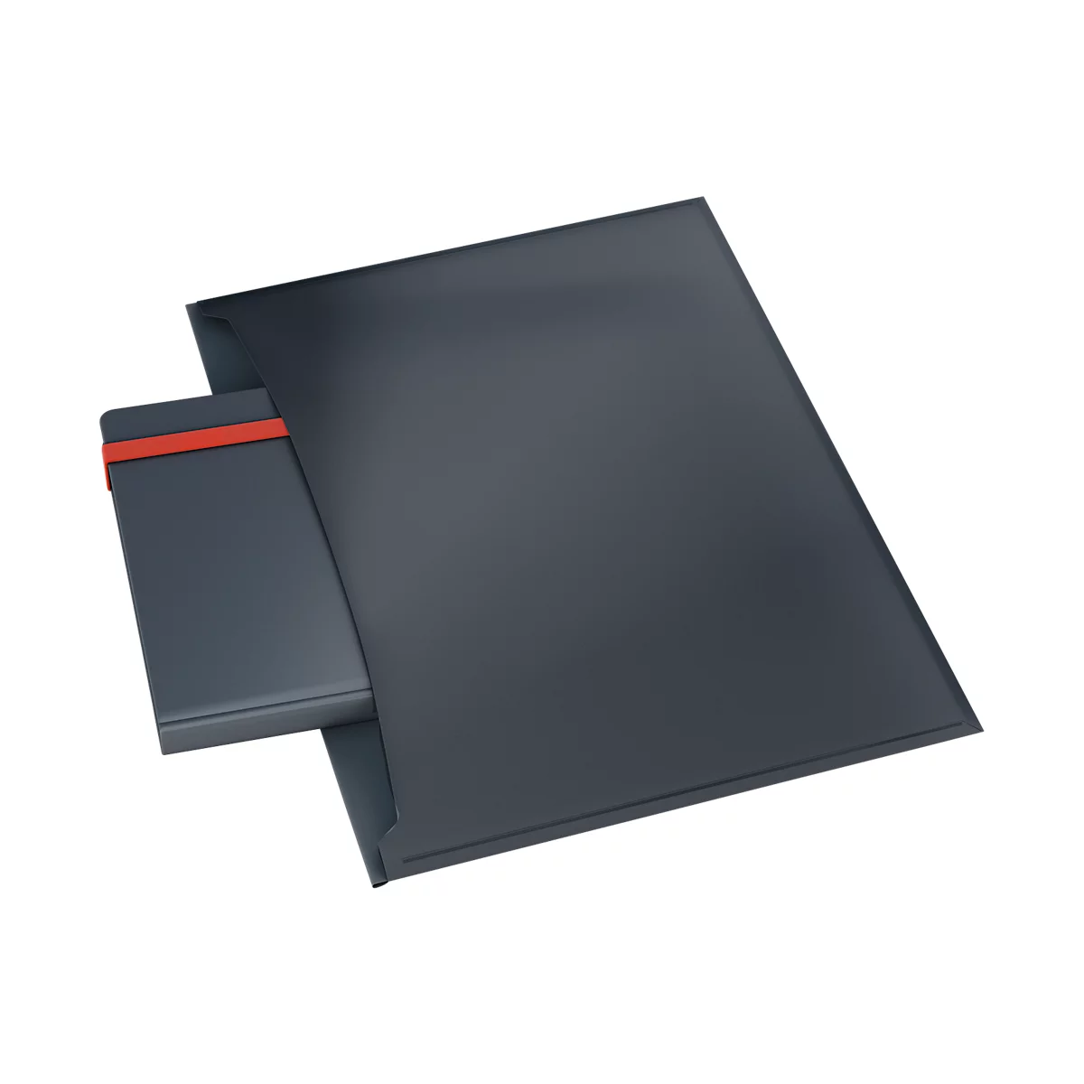 Leitz® Documenthoes Cosy Privacy, ondoorzichtig, A4-formaat, voor maximaal 50 vel, met 2 zakken, 3 stuks, grijs