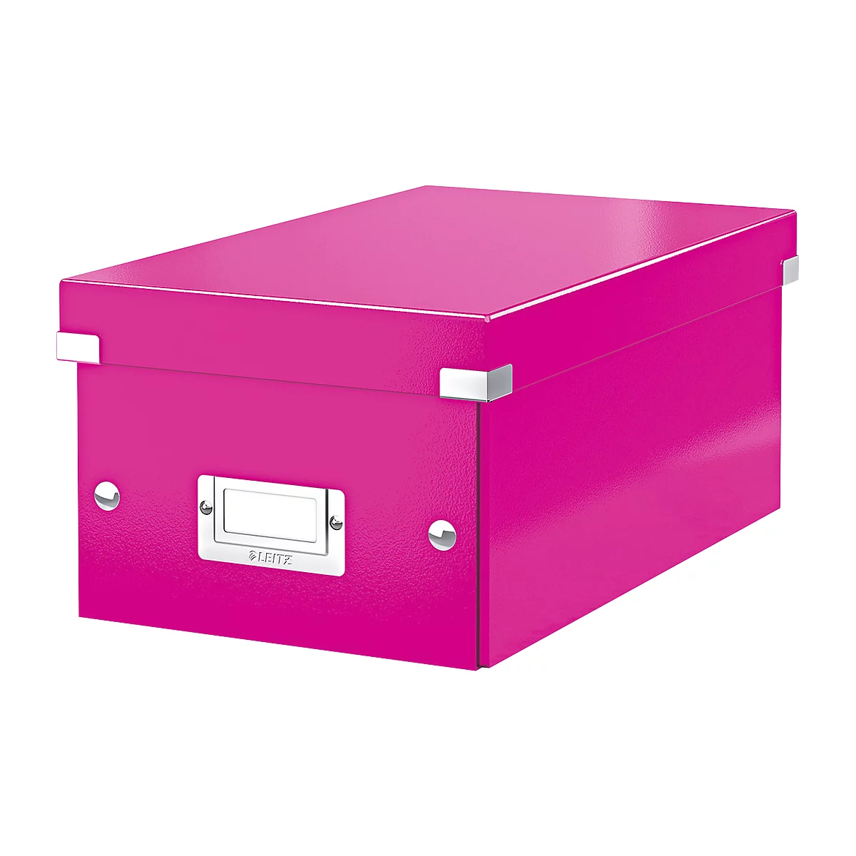 LEITZ® dvd-opbergbox Click + Store, roze