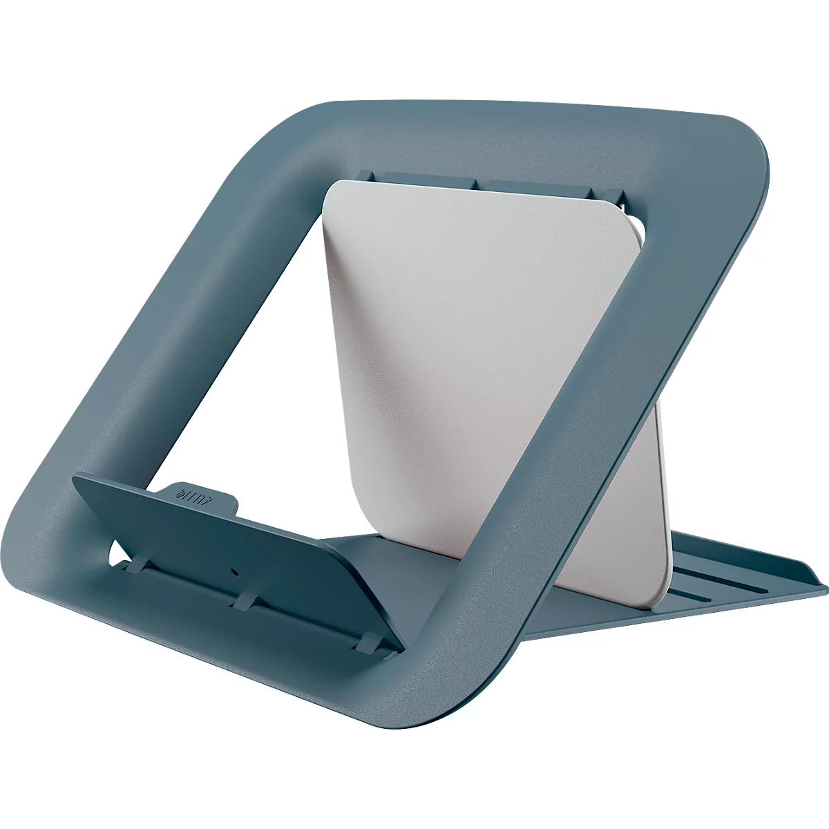 Leitz Ergo Cosy laptopstandaard, voor laptops van 13" tot 17", in hoogte verstelbaar, inklapbaar, B 312 x D 247 x H 50 mm, grijs