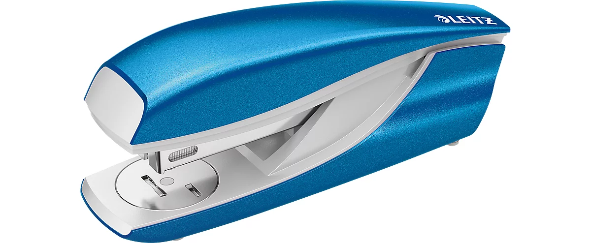 LEITZ® grapadora NeXXt Serie 5502 WOW, metal, azul metálico