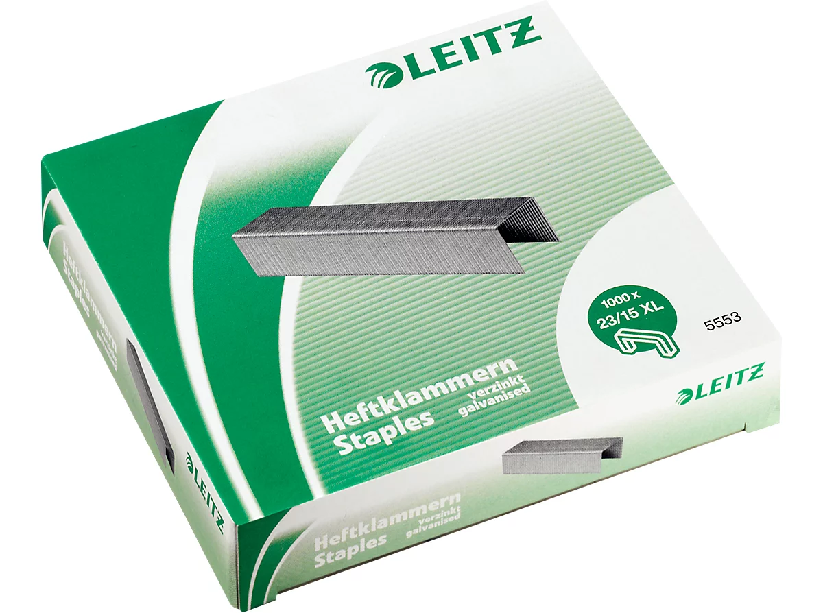 LEITZ® Heftklammern Power Performance P6, Typ 23/15 XL, 1000 Stück
