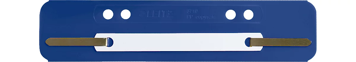 LEITZ® Heftstreifen, Polypropylen, DIN A5, 25 Stück, blau