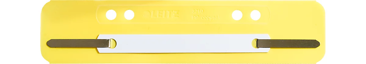 LEITZ® Heftstreifen, Polypropylen, DIN A5, 25 Stück, gelb