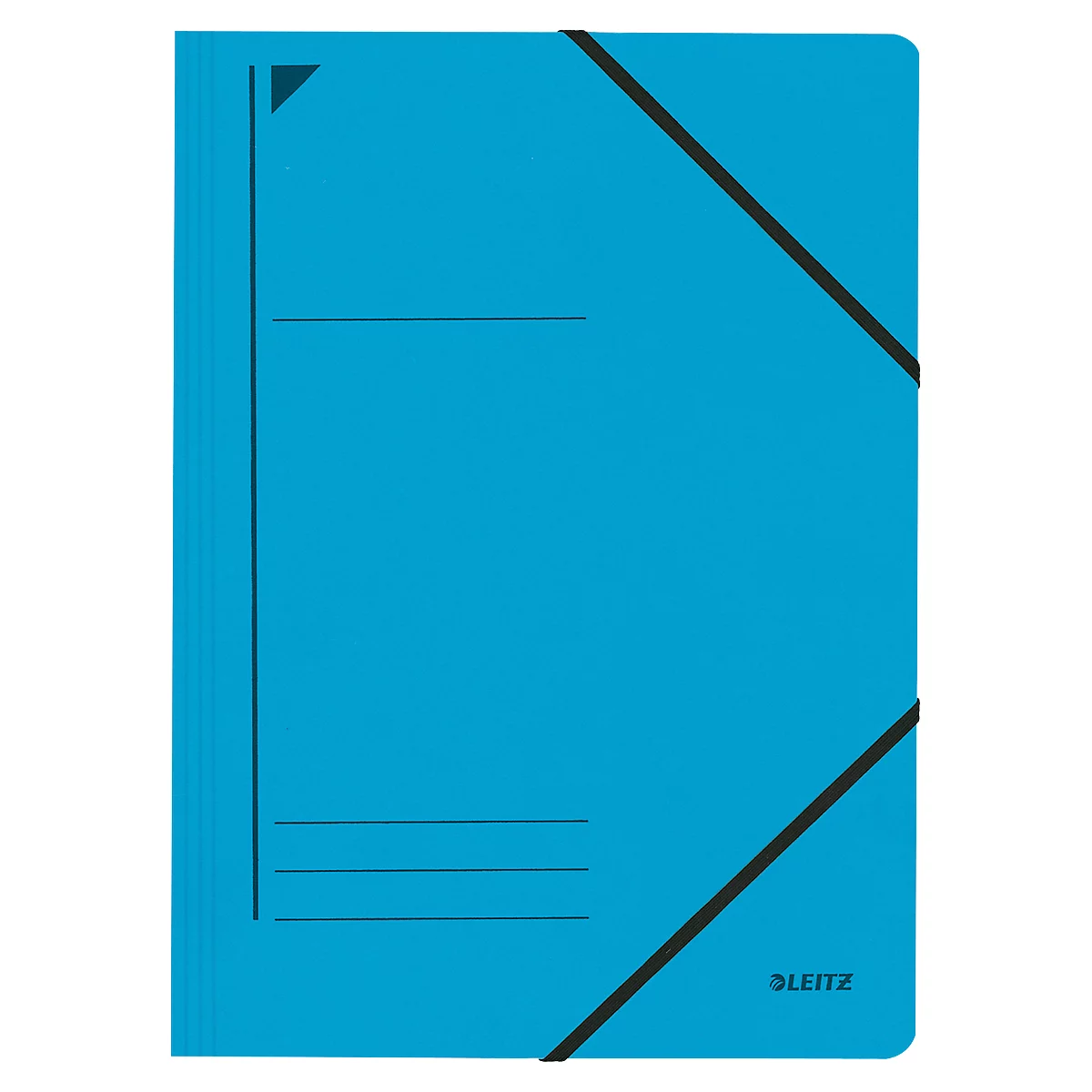 LEITZ® hoekmap, DIN A4, elastische sluiting, blauw