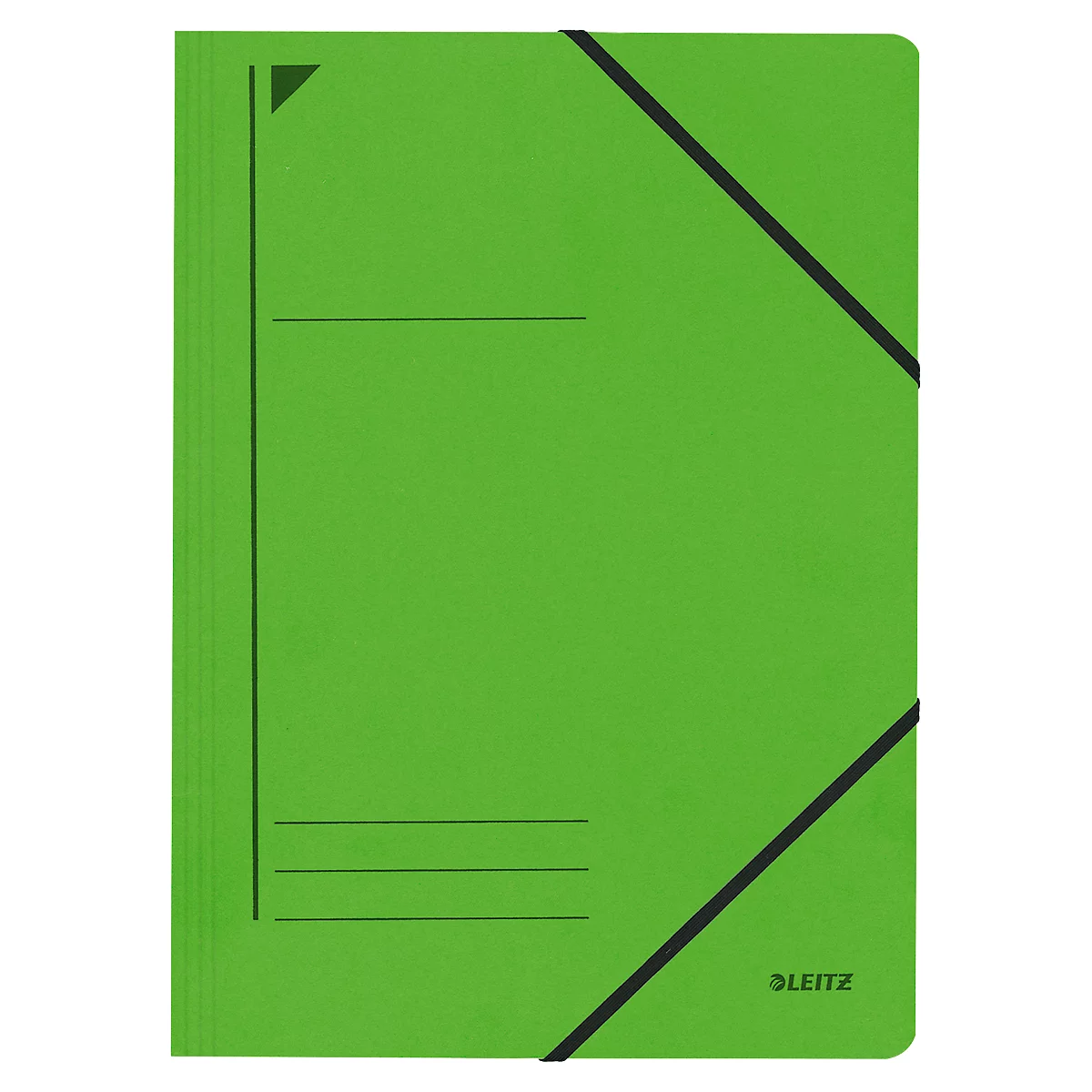 LEITZ® hoekmap, DIN A4, elastische sluiting, groen